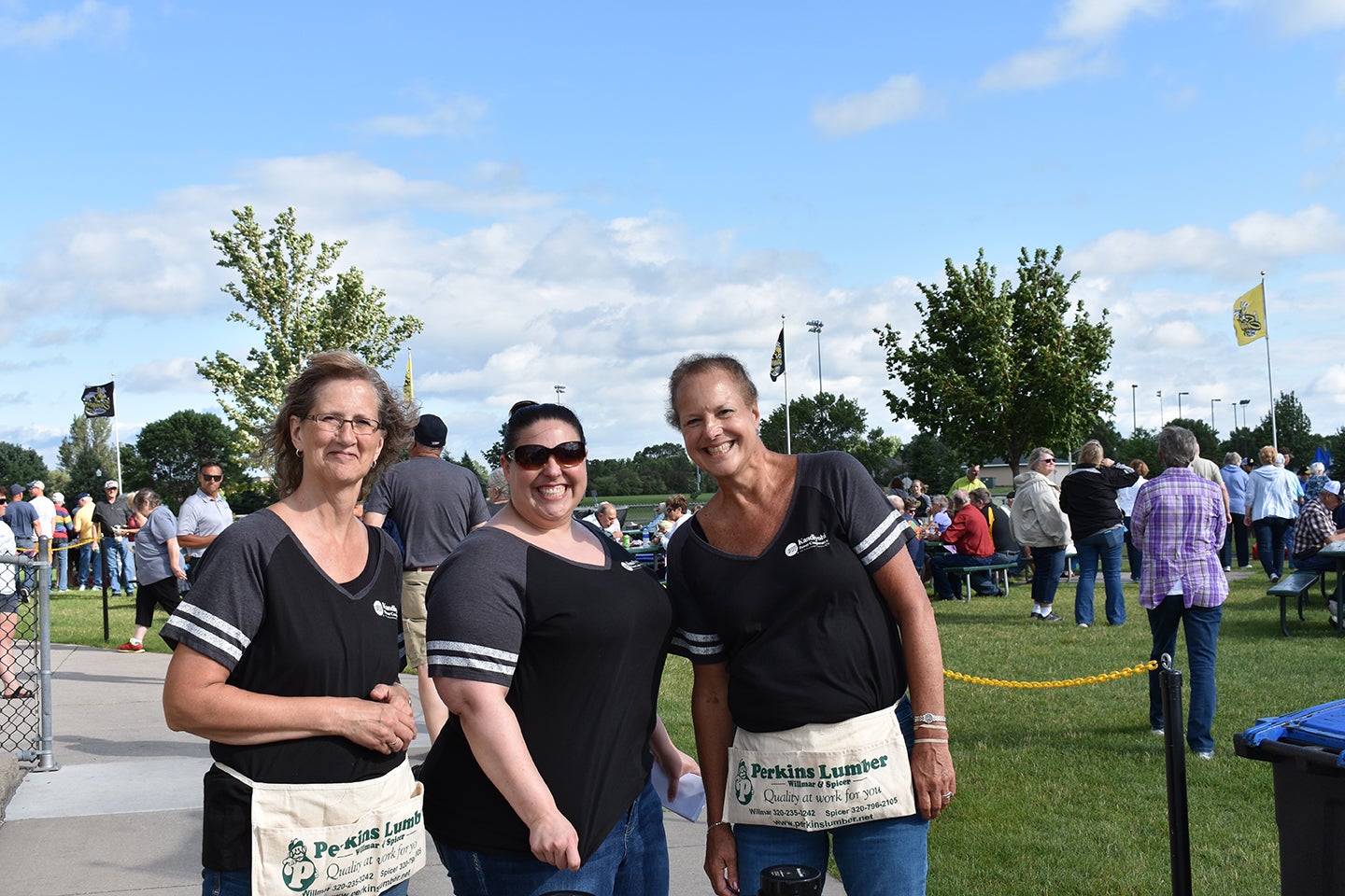 KPC Employees working at the Stingers game