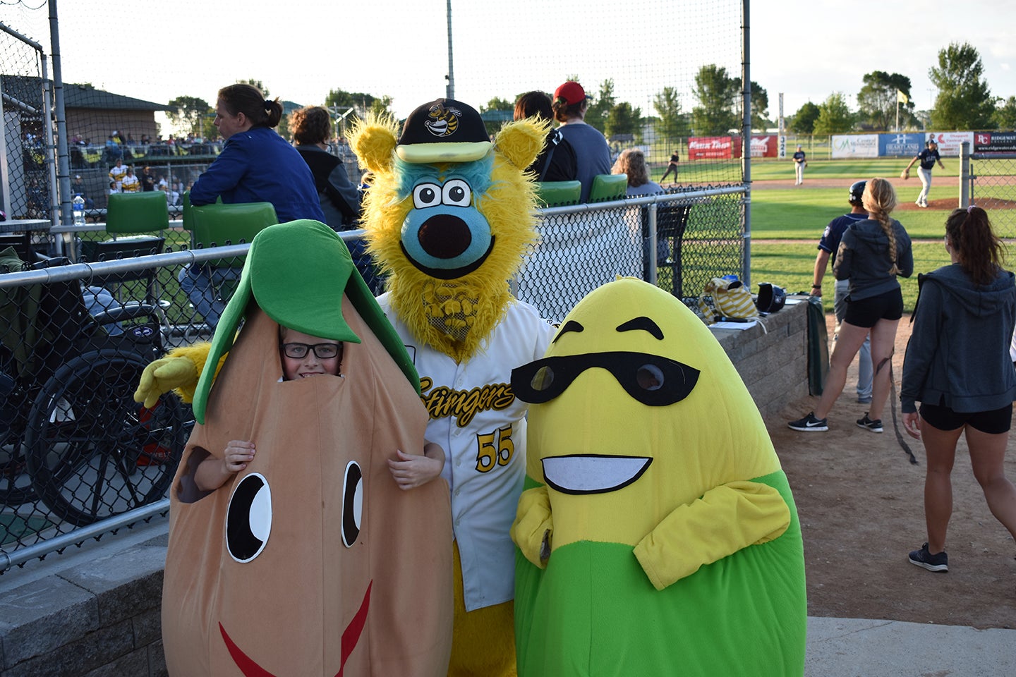 Barry the Stingers Mascot